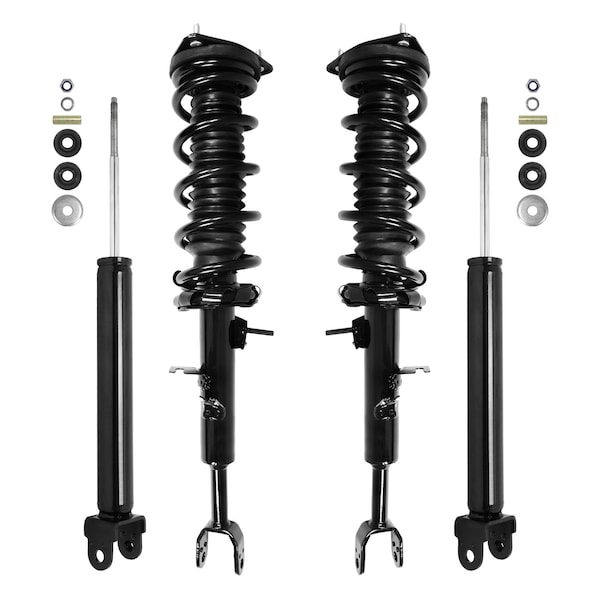Unity 4-11393-255110-001 Front and Rear Complete Strut Assembly Shock Kit 4-11393-255110-001 - main
